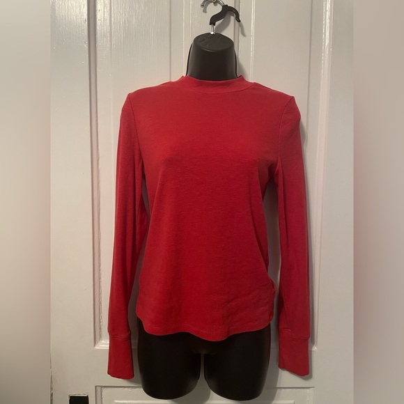 2 for $6 GAP Rib Mockneck Long sleeve T-Shirt - Picture 1 of 9